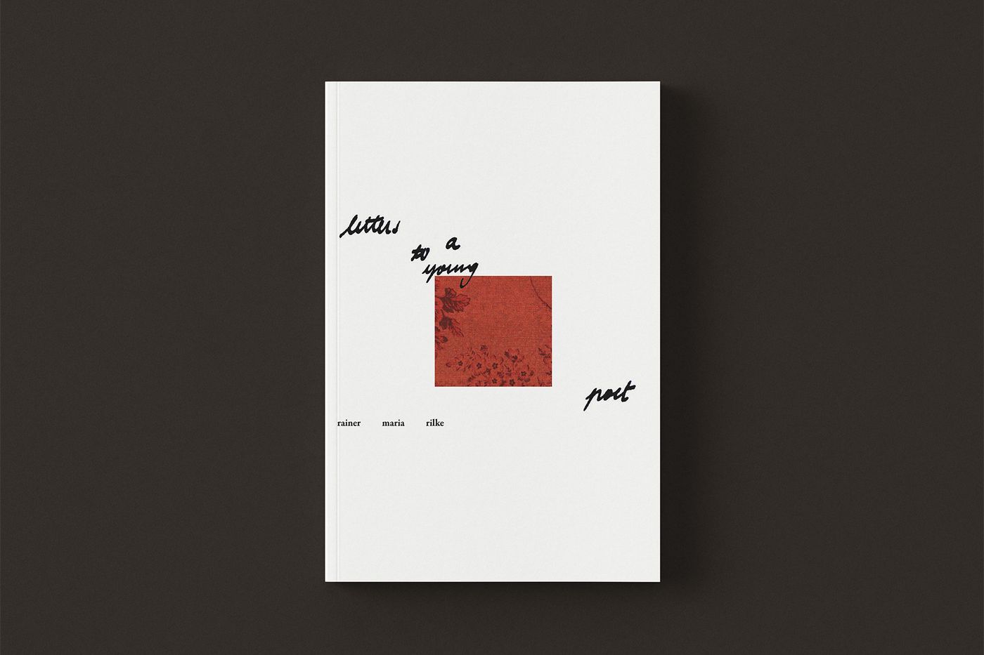 Letters to a Young Poet book design mockup one.
