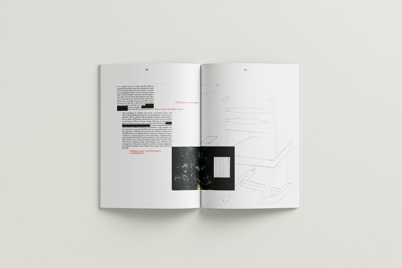 Letters to a Young Poet book spread mockup eleven.