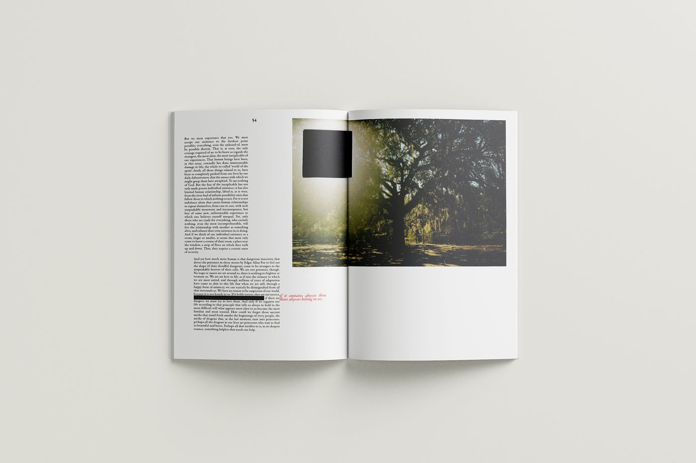 Letters to a Young Poet book spread mockup twelve.