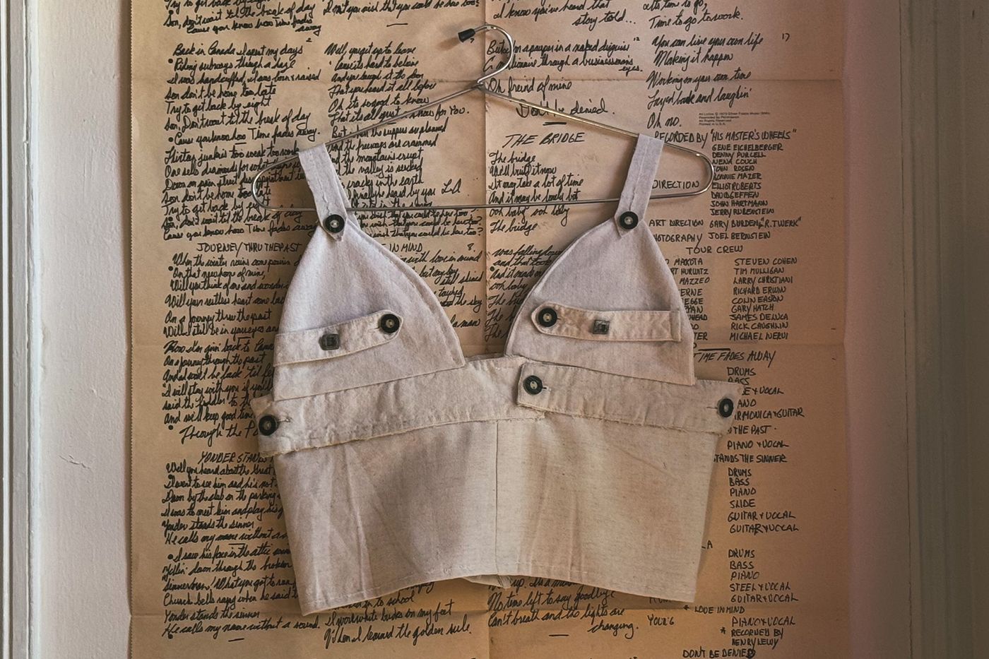 Reconstructed Sleeve Top garment view two.