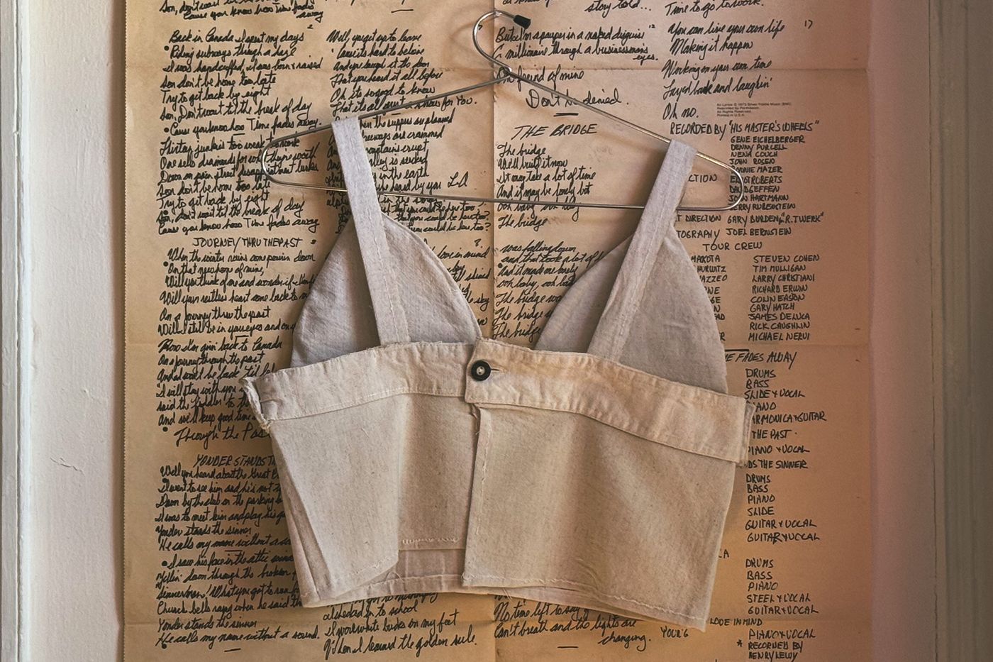 Reconstructed Sleeve Top garment view three.