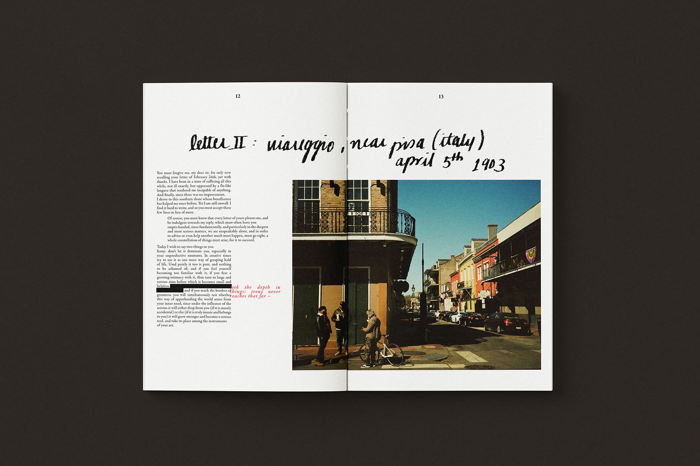 Letters to a Young Poet book design mockup six.