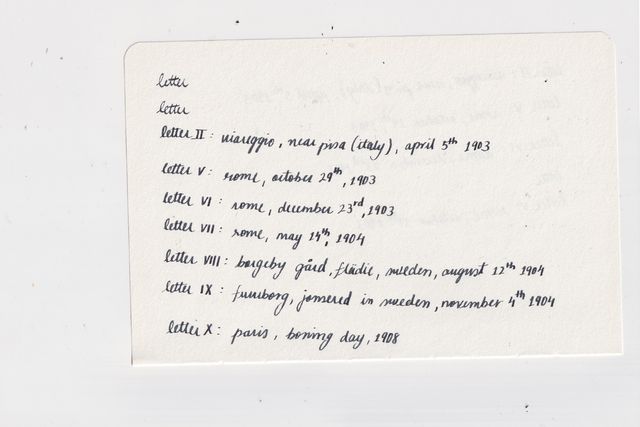 Letters to a Young Poet process image two.
